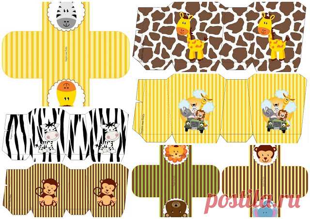 Dulce Selva: Cajas para Imprimir Gratis. | Ideas y material gratis para fiestas y celebraciones Oh My Fiesta!