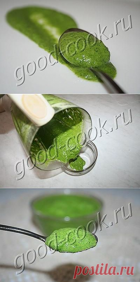 Соус из петрушки, чеснока и яблока - Простые рецепты Овкусе.ру