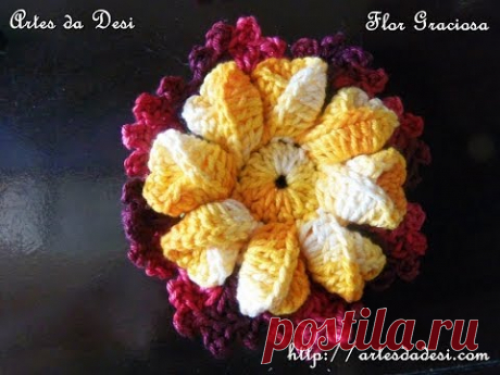 Vídeo aula Flor Graciosa - By Desi Winters - YouTube
