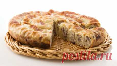 Рецепт турецкого пирога бурек с мясной начинкой