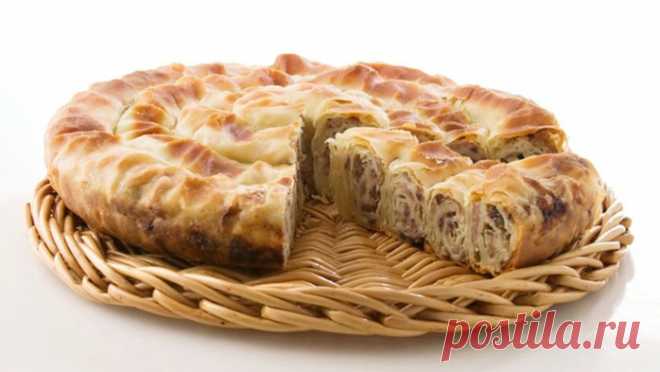 Рецепт турецкого пирога бурек с мясной начинкой