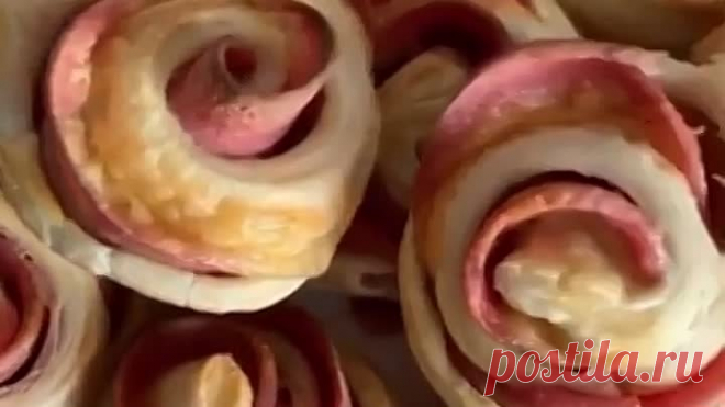 Вкуснейшая закуска! Колбасные розочки🔥