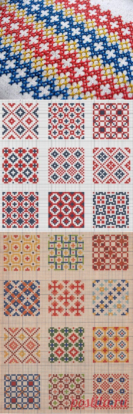 Узоры вышивки: для вдохновения и в ваши копилочки — DIYIdeas