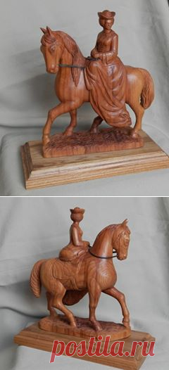 Николай Елецки

Наездница .Статуэтка вурезана из яблони ,подставка -ясень.Высота 27 см. длинна 25 см.Покрыта маслом Биофа.