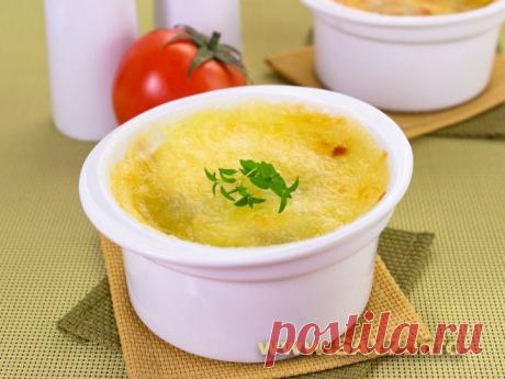 Яичница с помидорами и моцареллой