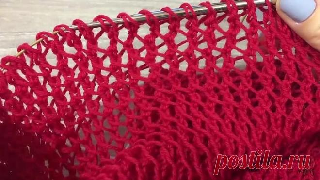 Вяжем ИЗУМИТЕЛЬНО КРАСИВЫЙ УЗОР-ТРАНСФОРМЕР