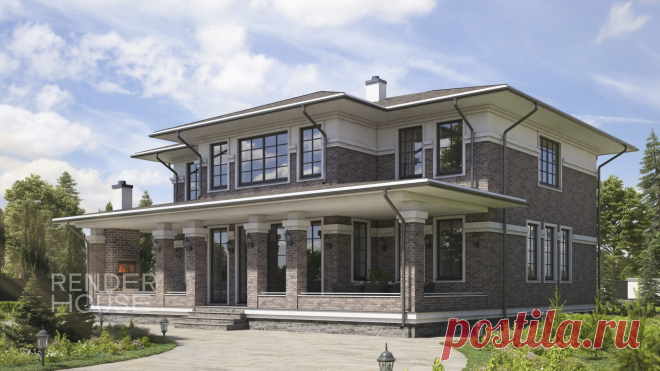 Проект дома Веймар — цена строительства под ключ в компании Render House