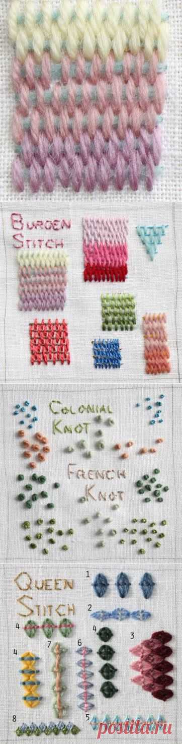 ПРОСТЫЕ СТЕЖКИ ДЛЯ СТИЛЬНОГО ВЫШИВАНИЯ.