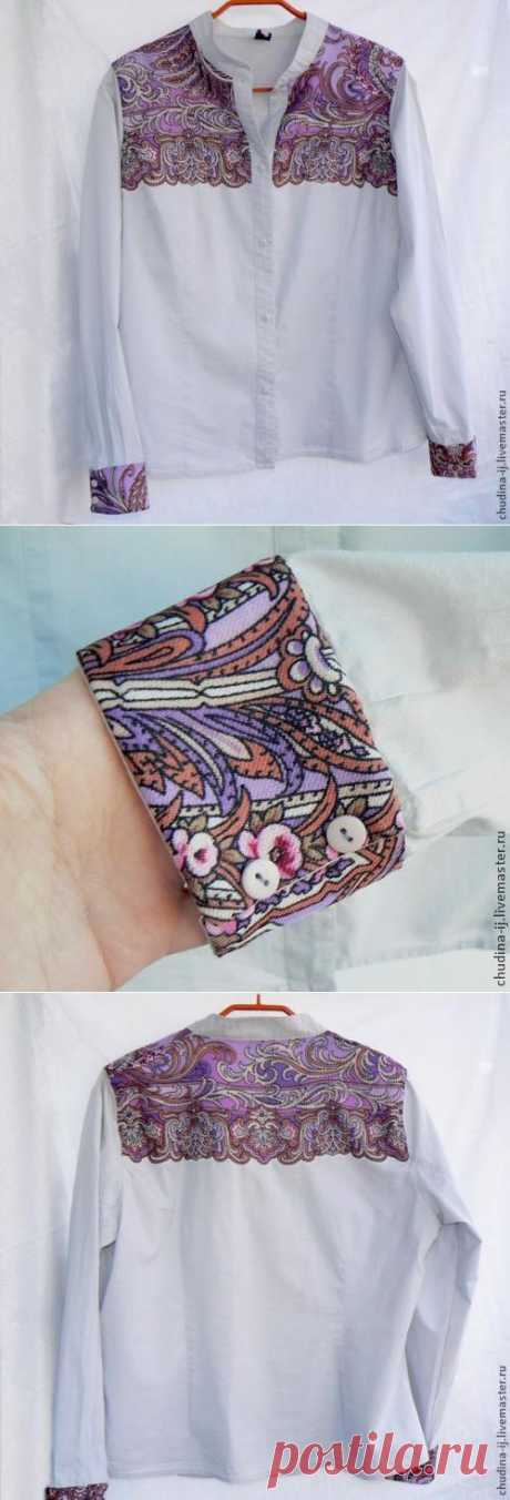 Как скрестить блузу с платком (Diy) / Блузки /