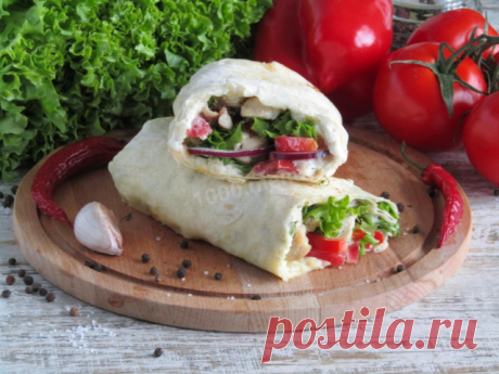 Цезарь ролл с курицей без майонеза рецепт с фото пошагово и видео - 1000.menu