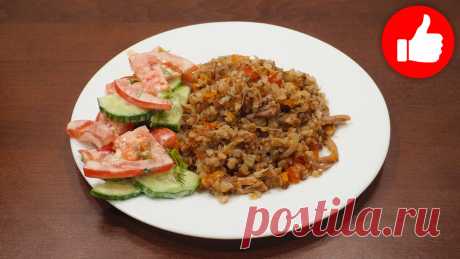Вкусная гречка с тушенкой в мультиварке, простой и быстрый рецепт - все смешал и готово | Мультиварка простые рецепты! | Яндекс Дзен