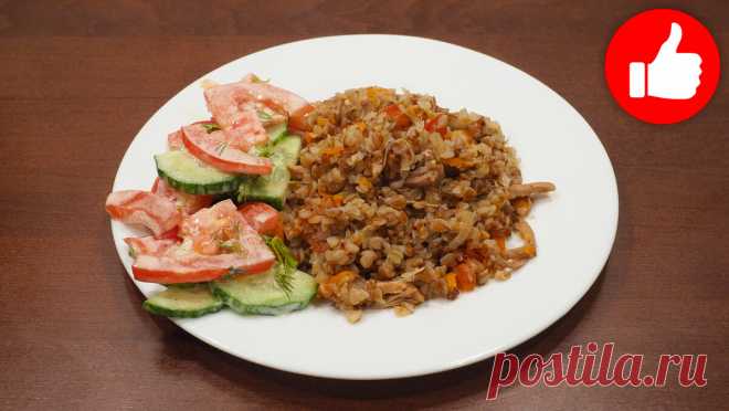 Вкусная гречка с тушенкой в мультиварке, простой и быстрый рецепт - все смешал и готово | Мультиварка простые рецепты! | Яндекс Дзен