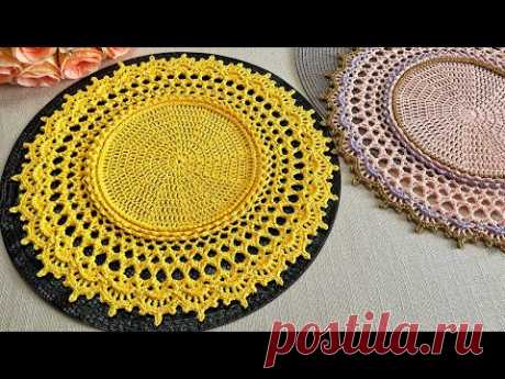 Салфетка крючком, Салфетка для сервировки, Жума
