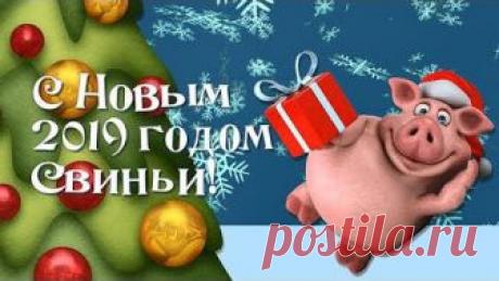 Поздравления с Новым годом 2019 Свиньи в стихах