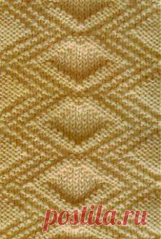 Узор спицами..