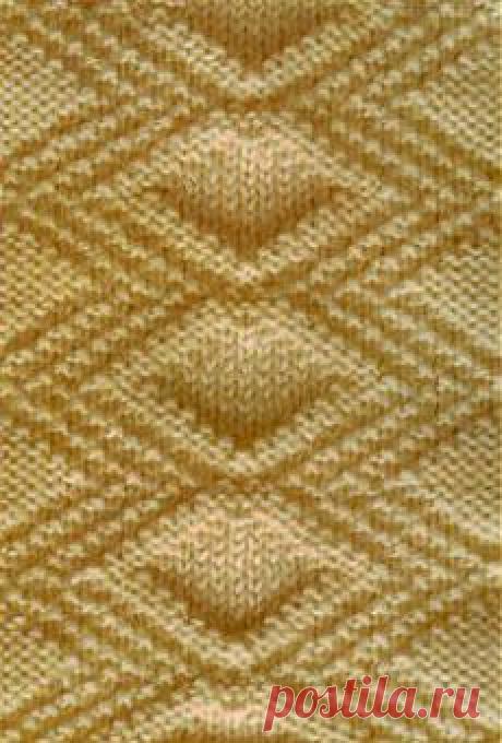 Узор спицами..