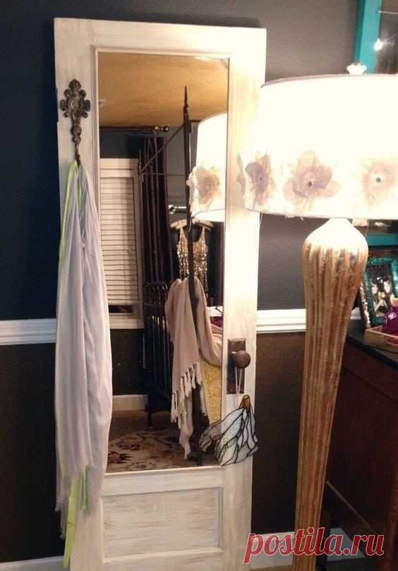 Интересные способы использования старой двери