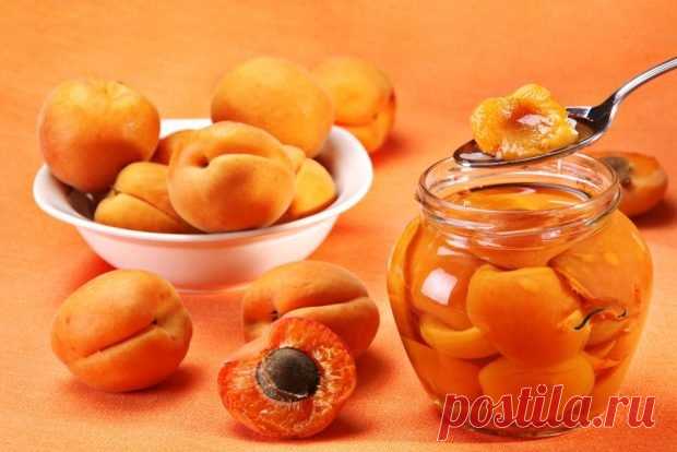Абрикосы в сахарном сиропе на зиму — Домашняя кулинария