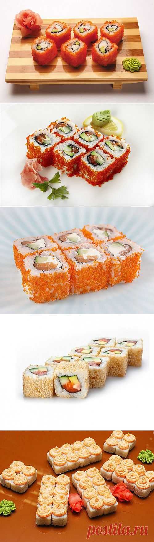 ТОП-5 самых популярныех роллов: делаем дома / Простые рецепты