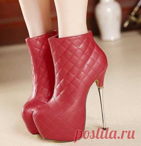 shoes nice Picture - More Detailed Picture about winter autumn boots 16cm fashion ankle boots women high heels shoes platform pumps women shoes heels white wedding shoes D191 Picture in Women's Boots from HaoYing shoe's Factory | Aliexpress.com | Alibaba Group