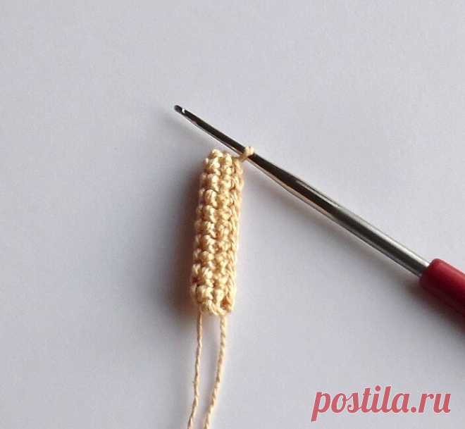 Как связать крючком жгут 