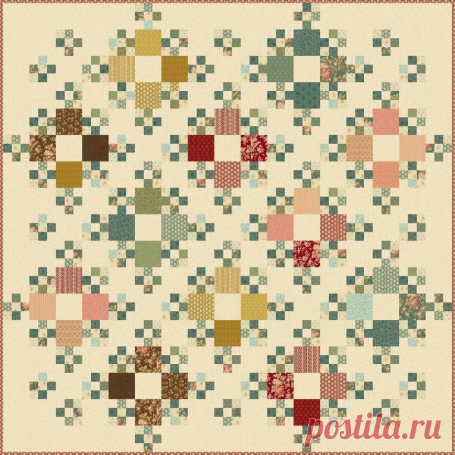 Как сшить лоскутное одеяло 