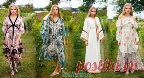 Модные летние платья для полных [фото]. Лето 2017: платья и сарафаны для полных - 120 фото