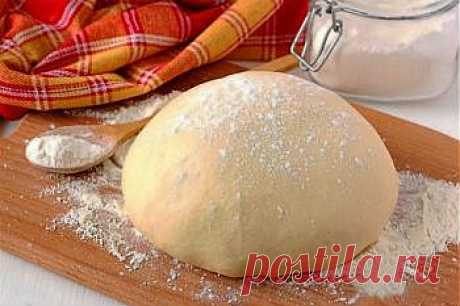 Быстрое тесто для пиццы, рыбных пирогов и т. д..