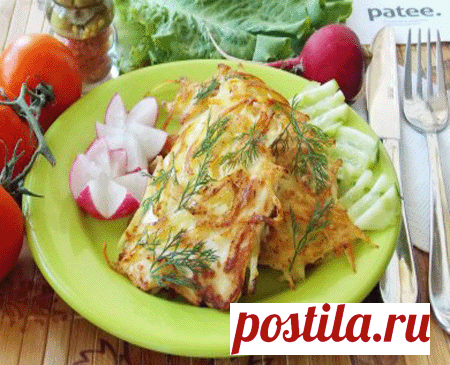 Филе куриной грудки в картофельной соломке
