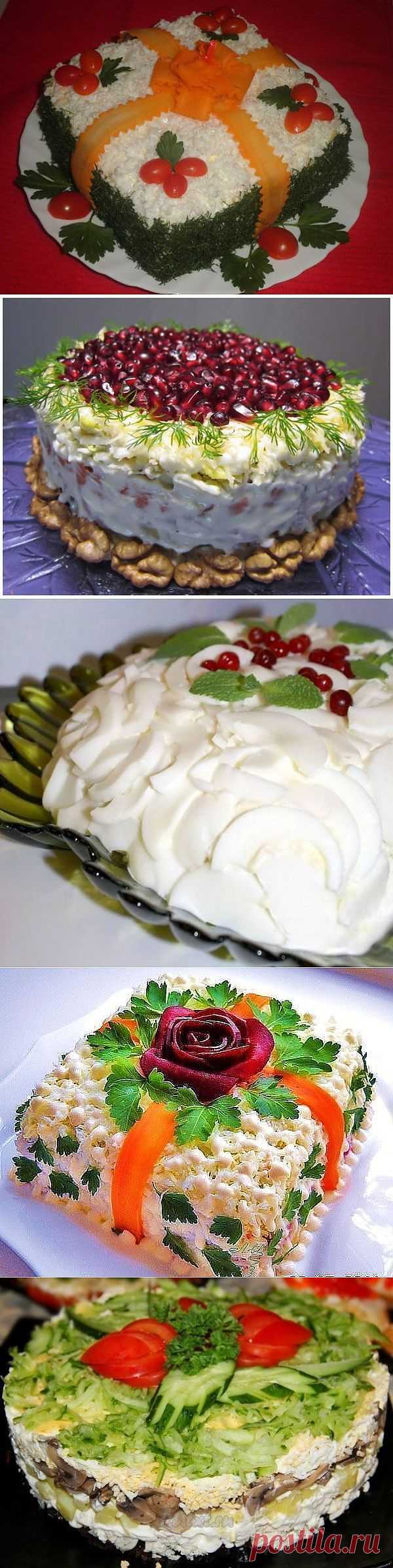 15 НЕВЕРОЯТНО ВКУСНЫХ САЛАТОВ ДЛЯ ПРАЗДНИЧНОГО СТОЛА - Простые рецепты Овкусе.ру