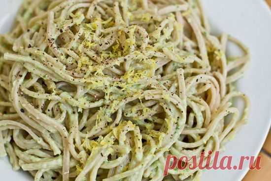 Спагетти с авокадо, спагетти, спагетти рецепт, соус для спагетти, как приготовить спагетти