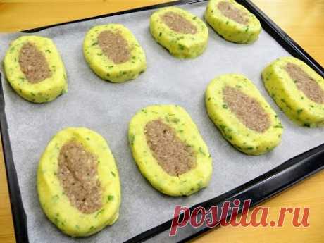 Заворачиваем фарш в картофель и получаем вкуснейшее блюдо Картофельный рулет - вместо скучных котлет