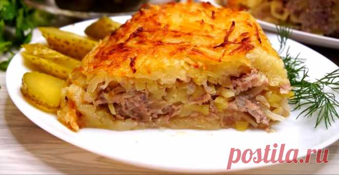 Картофельно-мясная запеканка - "Харя". Такое вы точно не готовили