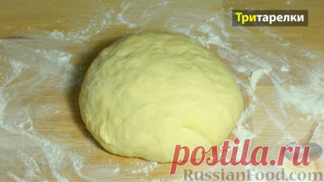 Рецепт: Дрожжевое тесто на воде на RussianFood.com