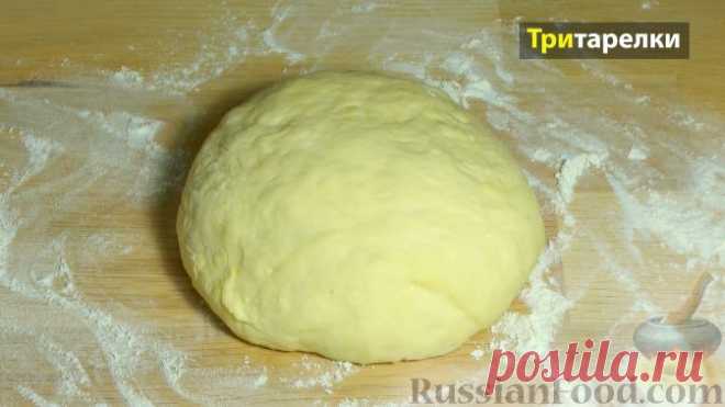 Рецепт: Дрожжевое тесто на воде на RussianFood.com