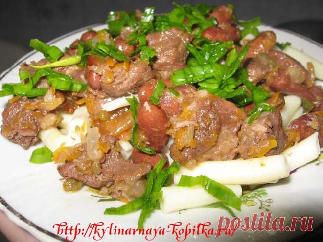 Фасоль с мясом в мультиварке | Кулинарная копилка