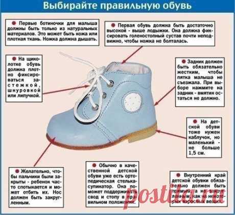 КАК ПРАВИЛЬНО ВЫБИРАТЬ ОБУВЬ РЕБЕНКУ. ПАМЯТКА.

Вы знаете, что выбирая обувь себе или ребенку, не достаточно знать ее размер. Обувь надо обязательно примерить.
Взрослый человек ориентируется на свои тактильные ощущения и жизненный опыт. C детьми же дело обстоит гораздо сложнее.
Нет смысла спрашивать у малыша: «Не жмет ли ботиночек?». У него еще мало опыта в ношении обуви, и он пока не знает, что значит «жмет» или «не жмет».

К тому же, жировой слой, который есть на детской...