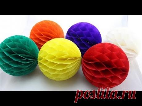 Как сделать шарики из бумаги #5
