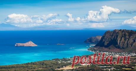 Гавайи с высоты.