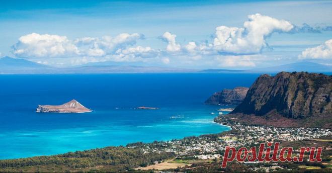 Гавайи с высоты.