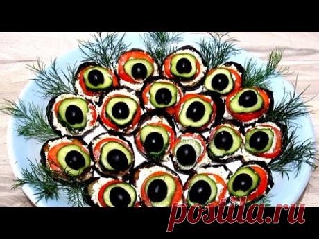Закуска из Баклажанов "#ПАВЛИНИЙ ХВОСТ" Вкусный САЛАТ из Баклажан #Рецепт