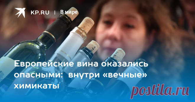 Европейские вина оказались опасными: внутри «вечные» химикаты Профессор Чуков рассказал об опасных для здоровья вечных химикатах