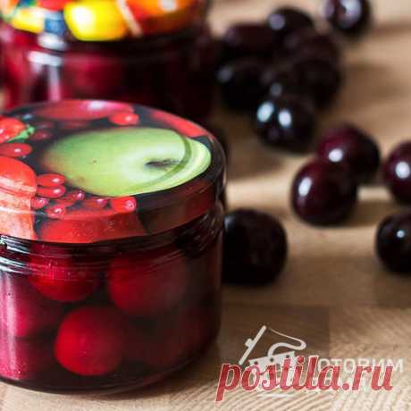 Натуральная вишня в сиропе без варки - пошаговый рецепт с фото на Готовим дома