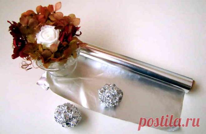 Вы знаете все необычные способы применения фольги? Спорим, что нет!