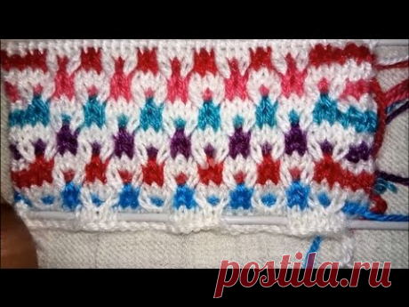 Easy Multicolor Knitting Pattern No.2| Hindi - YouTube