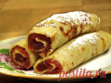 Блинчики с мармеладом.