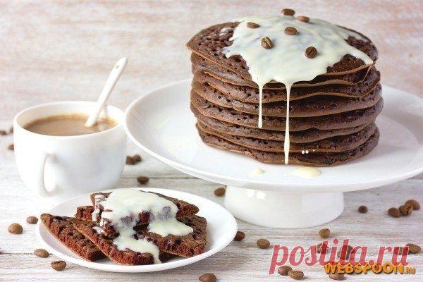 ШОКОЛАДНО-КОФЕЙНЫЕ БЛИНЫ | Готовим вместе