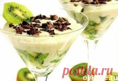Мусс из зефира с киви - Простые рецепты Овкусе.ру