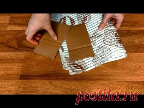 Обрезки коврика для ванны применила с пользой