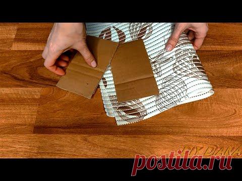 Обрезки коврика для ванны применила с пользой